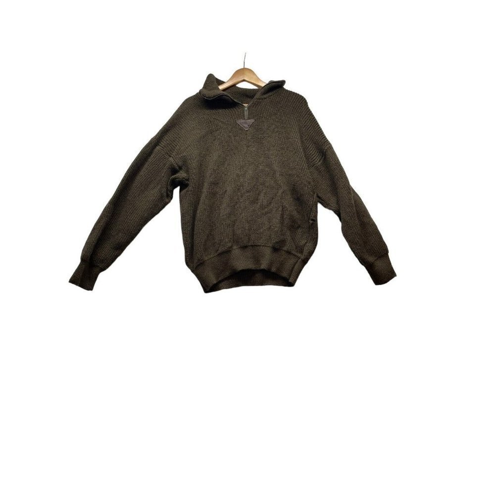 Vintage McKennas Men's Pullover Sweater XL Highland Heritage England Wool Brown